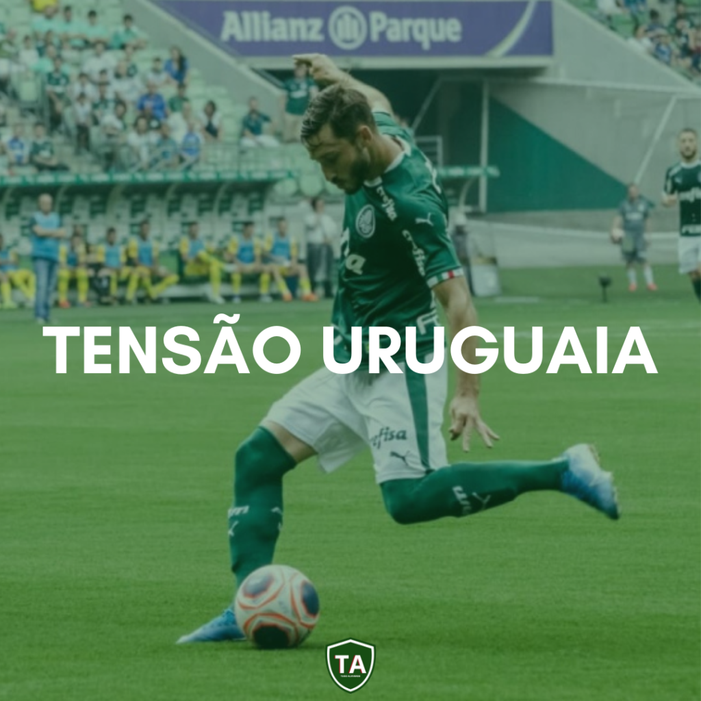 Matías Viña jogando pelo Palmeiras